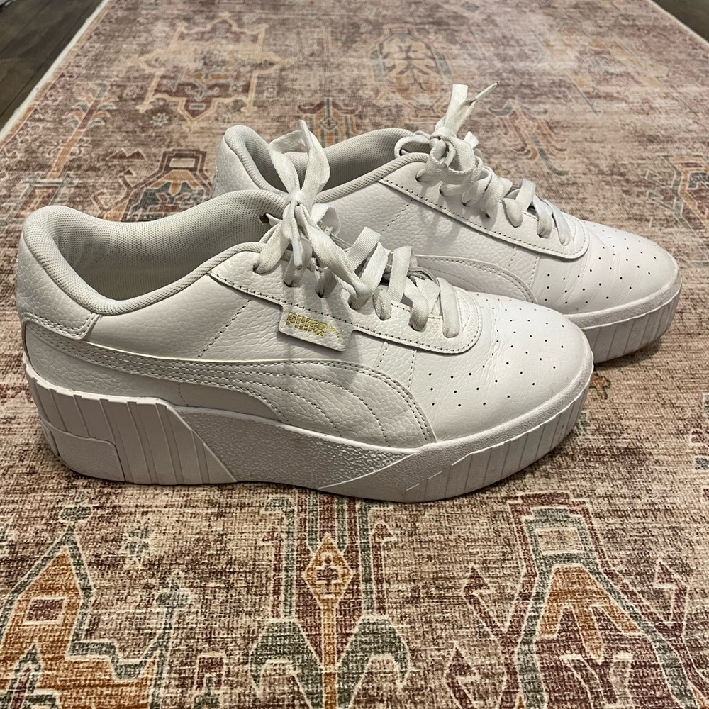 Puma Cali Wedge White Sneakers Women - Picture 2 of 7